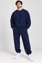 Youth Plus Size Oversize Sweat Baggy Jogger Set Navy Blue