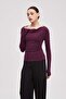 Plain Long Sleeve Top - 3