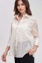 Plain 3/4 Sleeve Blouse - 7