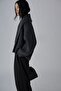 Anthracite Mana Oversize Wool Knitwear Cardigan - 6