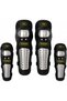 Motorcycle Knee & Elbow Protection Kit – 4pcs Stainless Steel Knee Pads & Elbow Guards, Shockproof Adjustable Bike Safety Gear for Delivery Riders, Motocross, Dirt Bike, Cycling & Off-Road
