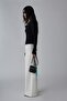 Black Double Layer Ribbed Knit Cardigan - 8