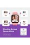 4G Kids Smart Watch Fone M1 for EU ASIA only, Nano SIM Technology 2MP Camera Video Voice Call Messaging GPS Tracker for Kids Gift for 5-12 Years Old Boys Girls (Sakura Pink) - 6