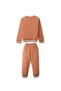 Boys Solid Striped Cuff Pants Set - 4