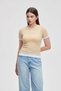 Short Solid Top with Short Sleeves - 2