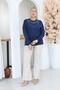 Plus Size Beaded Modal Fabric Blouse - 4