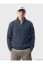 Quality Pieces from Çelebi Store Dik Roba Collar Men's Knitwear Sweater - 2