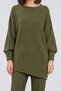 Solid Long-Sleeved Tunic - 2