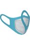 Lite Air Mask - Lightweight Face Mask with Filter and Elastic Ear Loops, Reusable Mask for Outdoor Activities, Cycling, Travel | 2 Filters and Head Clip Included (S, Wild Blue) - 3