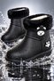 Children's Waterproof Rain Boots with Plush Detailing, Teddy Bear Figure, and Fur Inside - 8