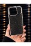 iPhone 15 Pro Max (6.7 Inch) Compatible Super Slim Silvery Shiny Glittery Hard Glossy and Non-Yellowing Thin Transparent Mica Case