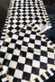 40X140Cm Woven Stain-Resistant Printed Thai Feather Fabric Tablecloth Decorative Runner Washable - 3