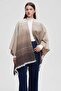 Printed Side-Length Poncho