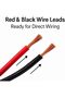 3-Pin Charging Port Cable for Electric Scooter & E-Bike | L/N Polarity Connector with Stripped Wire Leads | Durable ABS Housing, Universal Replacement Charge Port Wiring Harness - 2