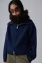 Navy Blue Aspen Zippered Knitwear Cardigan - 2