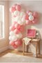 Hospital Room Decoration Welcome Baby First Day Classic Set Girl Pink Felt Letter Board with Stand Pump Balloon Chain