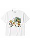 Flying Finish Bicycle Kick Football Action Graphic T-Shirt