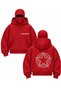 Red Snow Masked Balaclava Beyond Printed Ninja Hoodie Sweatshirt - 3