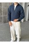 Half-Zip Ribbed Knit Sweater - 2