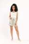 Printed Drawstring Pajama Shorts - 3