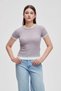 Short Solid Top with Short Sleeves - 2