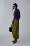 Khaki Roen Pleated Shalwar Trousers - 8