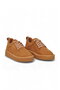 Tan Suede Lace-Up Thick Comfortable Soft Sole Women's Casual Shoes 635443 - 4