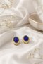 Sapphire Elegance Earrings - 5