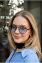 Suveybe Unisex Damla Ultra Light Indigo Blue Sunglasses with Uv400 Filter - 4