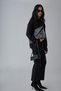 Black Lena Zipper Hooded Sweatshirt - 7