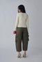 Cream Double Layer Ribbed Knitwear Cardigan - 6