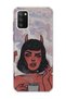 Samsung Galaxy A02S Compatible Horned Girl Cloud Printed Transparent Phone Case