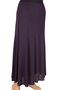 Hesna Women's Firdevs Cross Model Turquoise Plus Size Lined Skirt - 4
