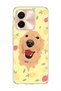 Vivo Y28 Compatible Yellow Dog Lemon Printed Transparent Phone Case