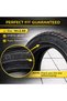 TOVIC PLUS 14×2.50 Scooter Tire, Heavy Duty Tubeless 60/65-254, Anti-Puncture Electric Scooter & E-Bike Tire, High Grip Replacement Tyre for Delivery Bikes - 7