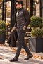 100% Lambskin Men's Leather Vest Brown Modern Fit Stylish Autumn Vest - 2