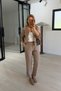 Bomber Jacket / Pants Mink Tencel Set