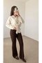 Spanish Flared Trousers - Avz - Bitter Brown - 2