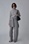 Gray Nomi Knitwear Waist Belt - 2