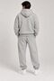 Tracksuit Set Large Size Men's Hoodie Baggy Tracksuit Gray - 2
