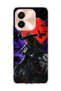 Vivo Y28 Compatible Samurai Purple Night Printed Transparent Phone Case