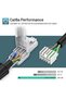 موصل CAT6 RJ45، 6 قطع من موصلات كابلات إيثرنت ذاتية التوصيل، لنقل البيانات بشكل موثوق - 2