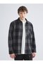 Ozmarka New Season Comfortable Fit Plaid Wool Blend Men's Lumberjack Shirt Jacket