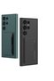 Galaxy S24 Ultra Faux Leather Back Surface Silicone Case with Card Holder - 5