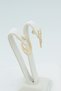 Style Pearl/Xuping Jewelry Double Spiral Zircon Stone Earrings - 5