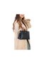 Nas bag women's stylish chain hand and shoulder bag midiboy black liza 27x 19 cm - 4