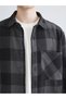 Ozmarka New Season Comfortable Fit Plaid Wool Blend Men's Lumberjack Shirt Jacket - 3
