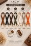 Leather Adjustable Bag Strap Length (120 cm - Width 2 cm) with Gold Detail - 2