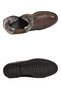Brown Genuine Leather, Fur Inside, Side Elastic, Cold Resistant, Rubber Sole Men's Boots 455 - 5