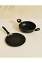 Black Aluminium Cookware Set (2 Piece) - 2